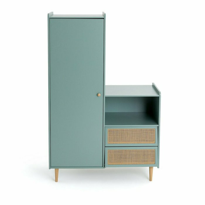 Шкаф-этажерка детский Taga  зеленого цвета - купить Детские шкафы по цене 39504.0