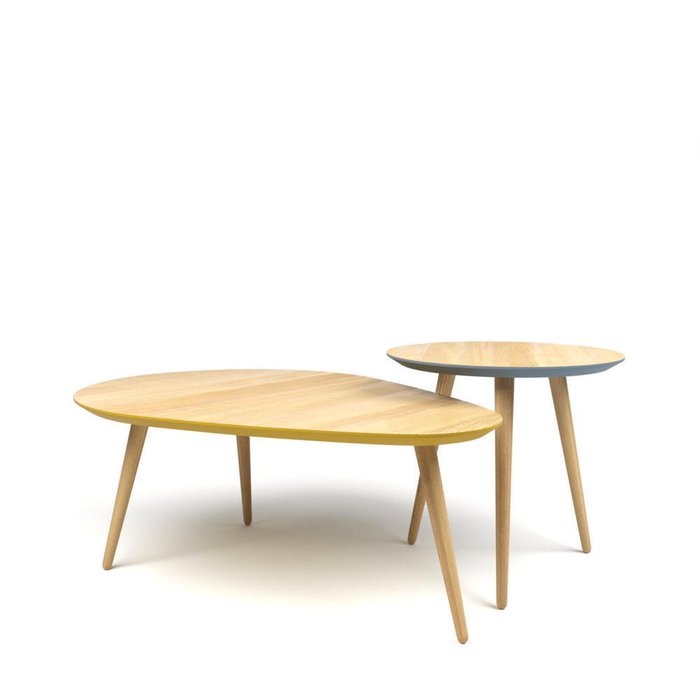 Журнальный стол Scale Round натуральный дуб - купить Кофейные столики по цене 8200.0
