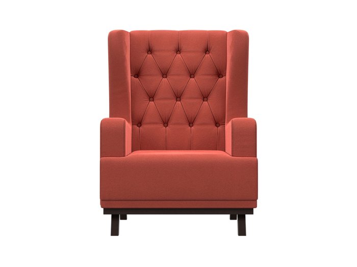 Кресло Джон Люкс кораллового цвета - купить Интерьерные кресла по цене 21999.0