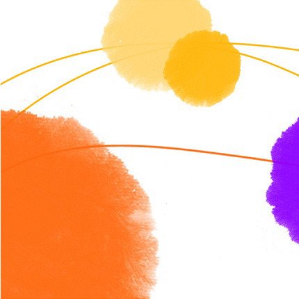 Модульная картина на холсте "Солнечные пятна" - лучшие Принты в INMYROOM
