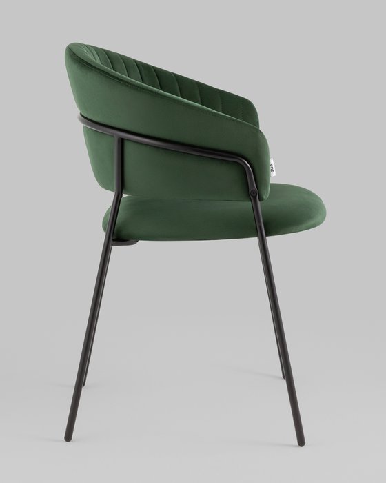 Стул Бруно зеленого цвета - лучшие Обеденные стулья в INMYROOM