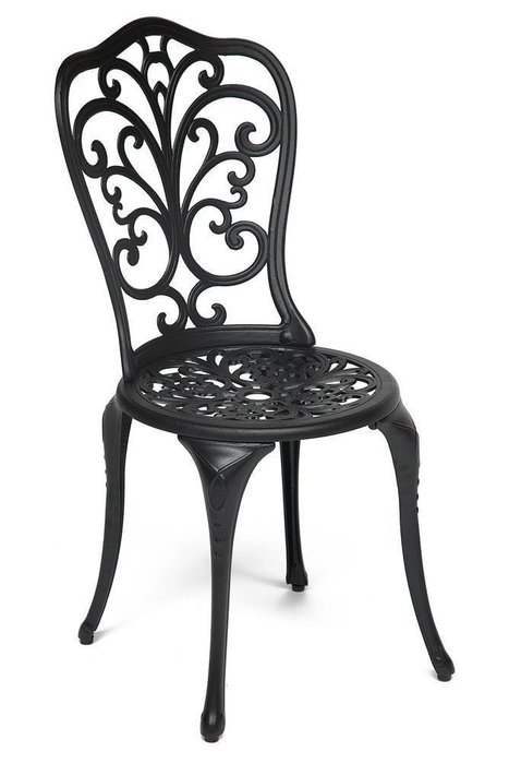 Набор из двух стульев Secret De Maison Mozart черного цвета - купить Садовые стулья по цене 12340.0
