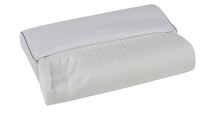 Анатомическая подушка Memoform Superiore Deluxe Wave белого цвета