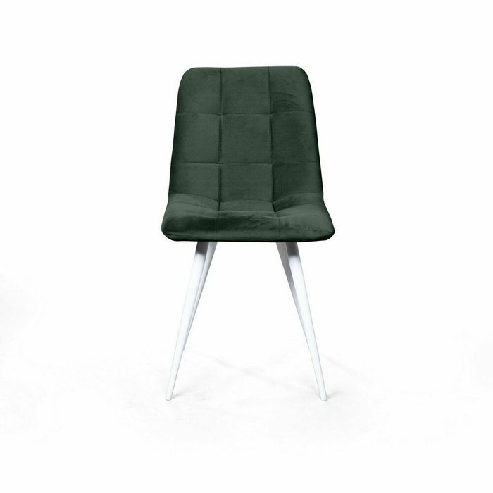 Набор из четырех стульев Uno зеленого цвета - лучшие Обеденные стулья в INMYROOM