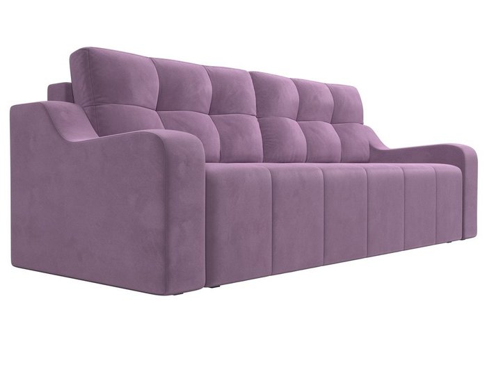 Прямой диван-кровать Итон сиреневого цвета - лучшие Прямые диваны в INMYROOM