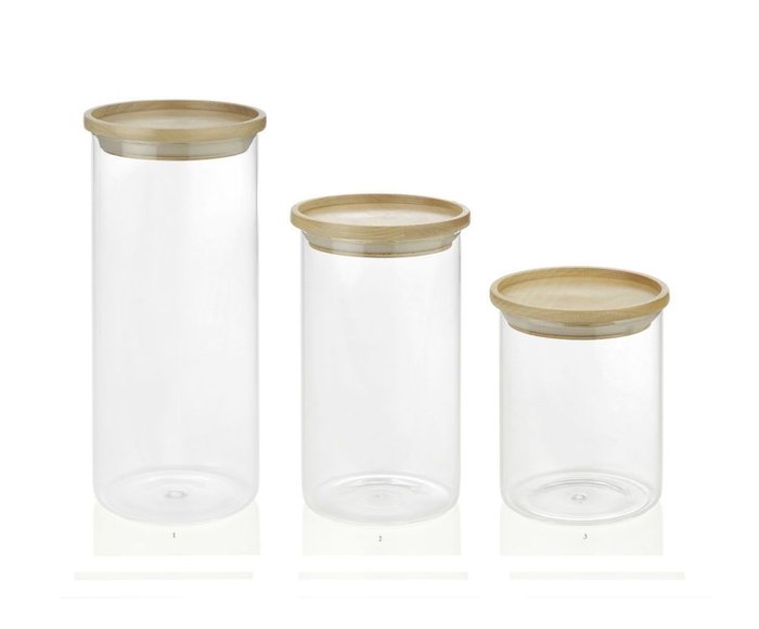  Ёмкость для хранения сыпучих продуктов Glass and Wood - лучшие Емкости для хранения в INMYROOM