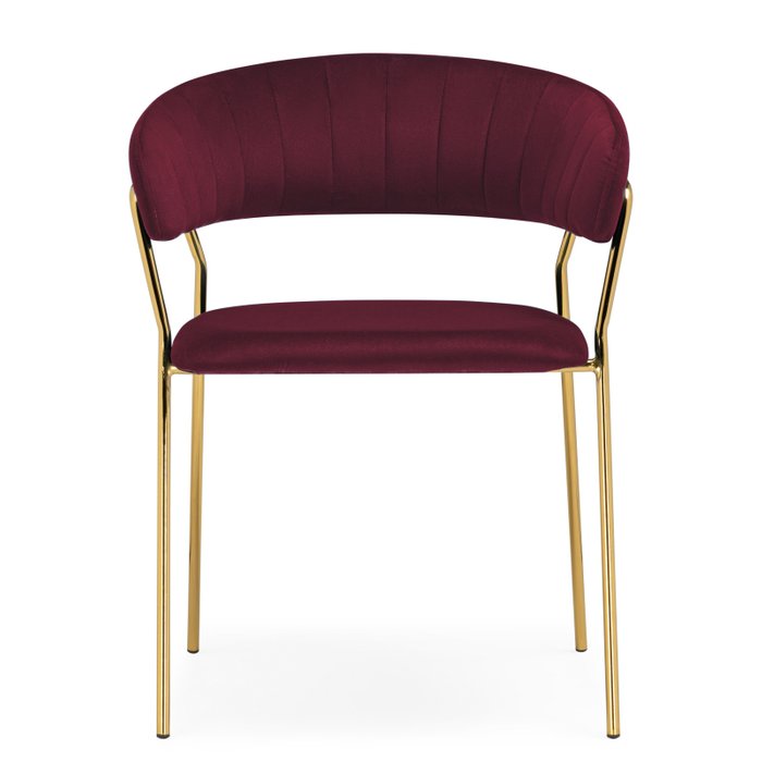 Стул Kamelia 1 бордового цвета - купить Обеденные стулья по цене 8010.0