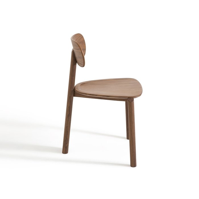 Стул из орехового дерева дизайн Э Галлина Marais коричневого цвета - лучшие Обеденные стулья в INMYROOM