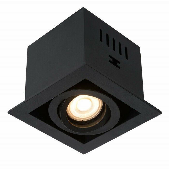 Встраиваемый светильник Chimney 09926/01/30 (алюминий, цвет черный) - лучшие Встраиваемые споты в INMYROOM