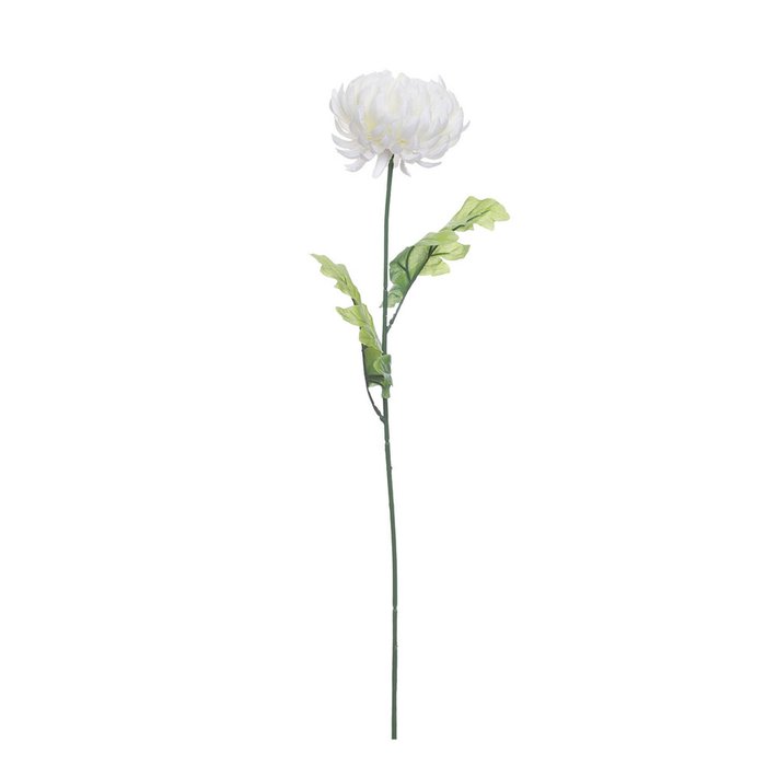 Искусственный цветок  Хризантема белая  - купить Декоративные цветы по цене 140.0