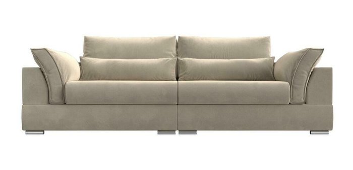 Прямой диван-кровать Пекин бежевого цвета - купить Прямые диваны по цене 76999.0