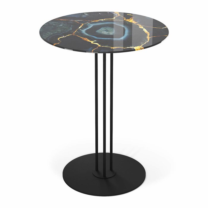 Кофейный стол Cosmic из металла и стекла