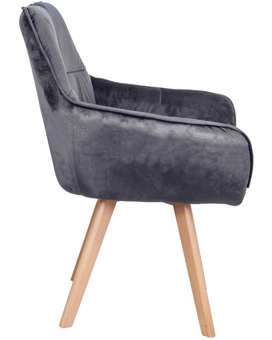 Кресло Soft темно-серого цвета - лучшие Интерьерные кресла в INMYROOM