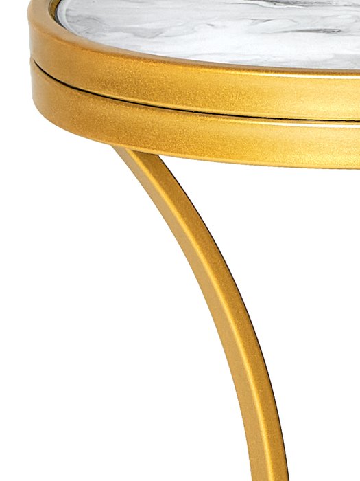Кофейный столик Martini золотисто-серого цвета - купить Кофейные столики по цене 9900.0