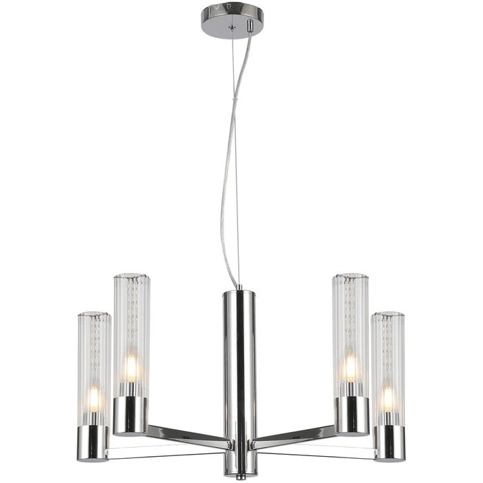 IL0313-5P-79 CR светильник потолочный - лучшие Подвесные люстры в INMYROOM