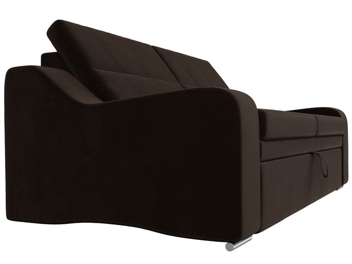 Прямой диван-кровать Медиус коричневого цвета - лучшие Прямые диваны в INMYROOM