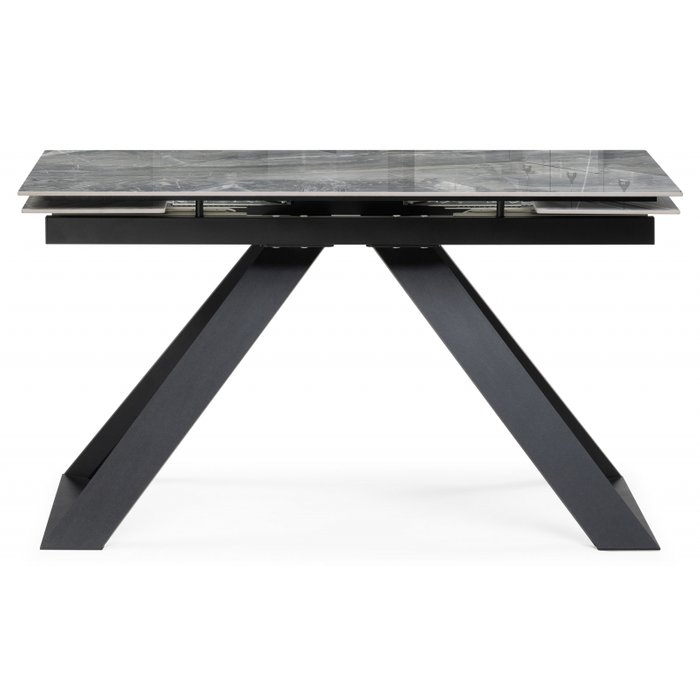 Раздвижной обеденный стол Гарднер серого цвета - лучшие Обеденные столы в INMYROOM