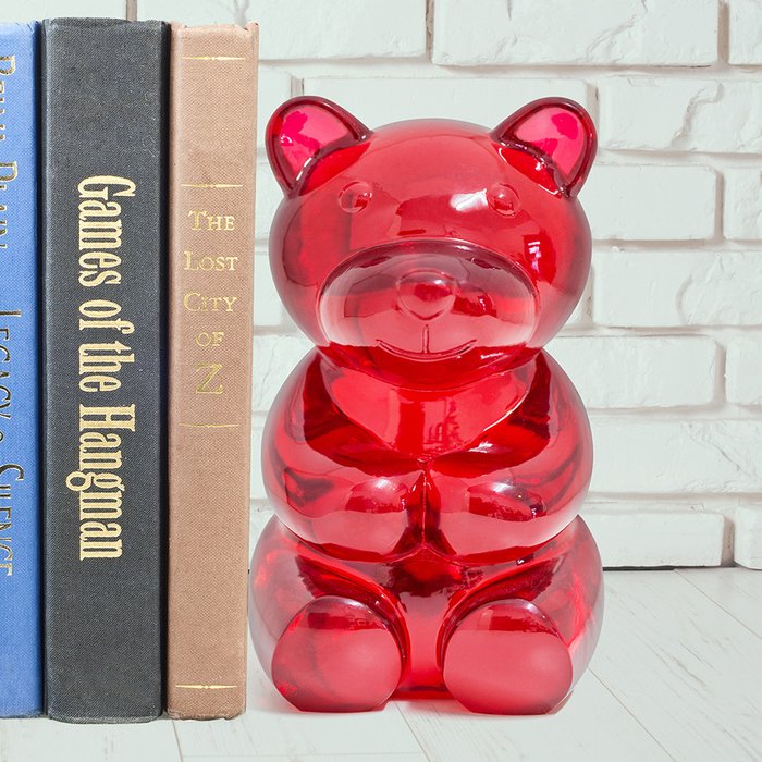 Книгодержатель Balvi yummy bear красный - лучшие Декоративные предметы в INMYROOM