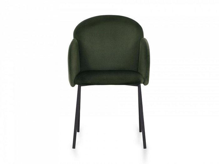Кресло Enzo темно-зеленого цвета - лучшие Обеденные стулья в INMYROOM