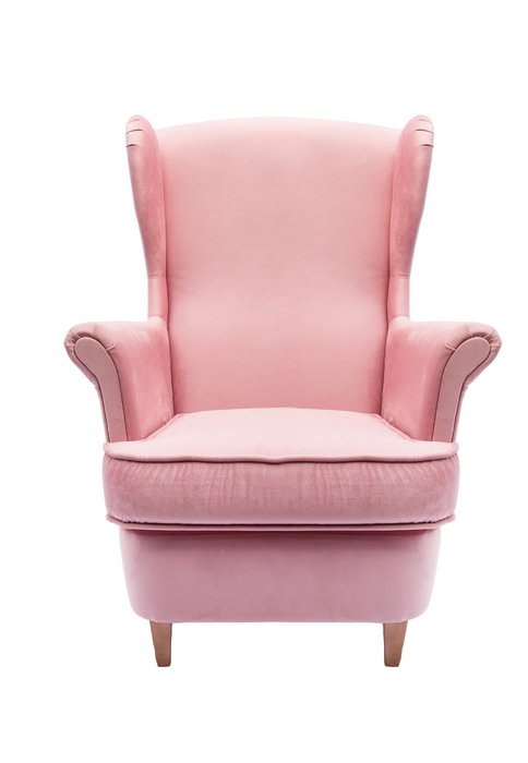 Классическое кресло Oswald розового цвета