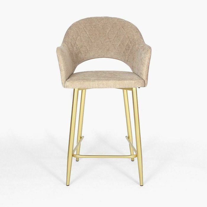 Стул барный Белладжио бежево-золотого цвета - купить Барные стулья по цене 12500.0