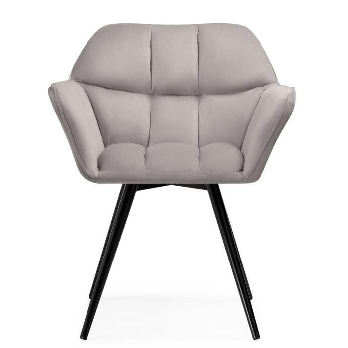 Стул Ямес светло-серого цвета - лучшие Обеденные стулья в INMYROOM