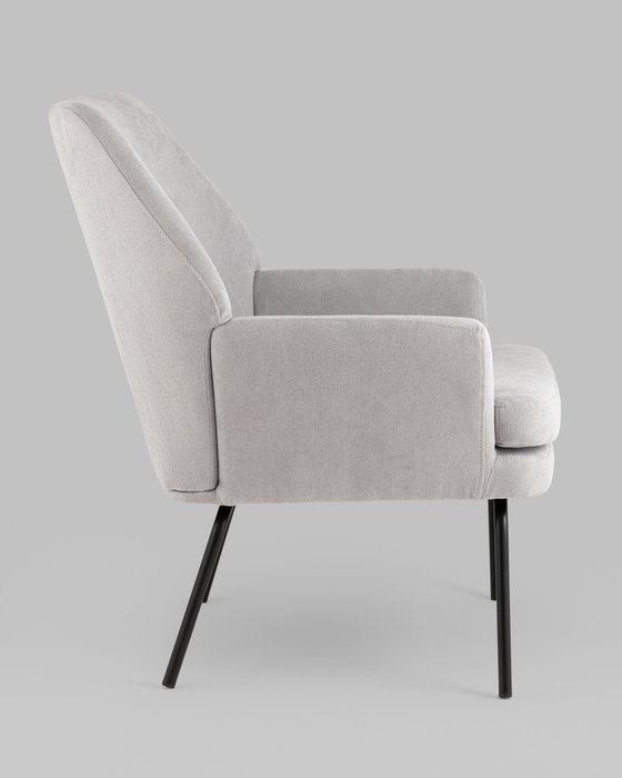 Кресло Харви светло-серого цвета - лучшие Интерьерные кресла в INMYROOM