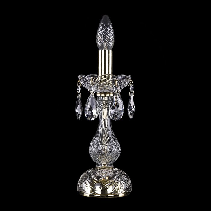Настольная лампа Bohemia Ivele выполнена в виде свечи с подсвечником