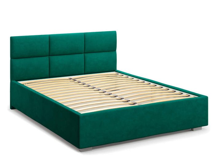 Кровать Bolsena без подъемного механизма 160х200 зеленого цвета