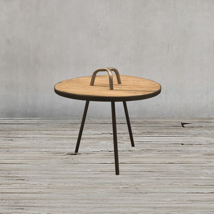 Стол приставной Физер с дубовой столешницей - купить Кофейные столики по цене 39000.0