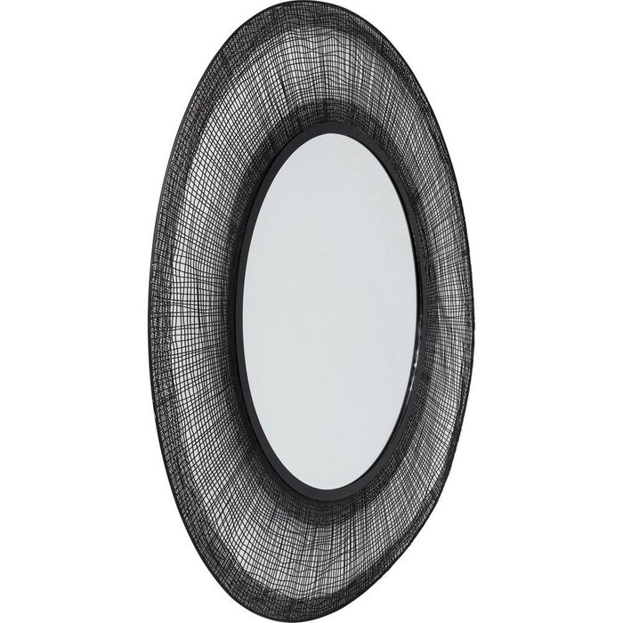 Зеркало Mesh черного цвета - купить Настенные зеркала по цене 41130.0