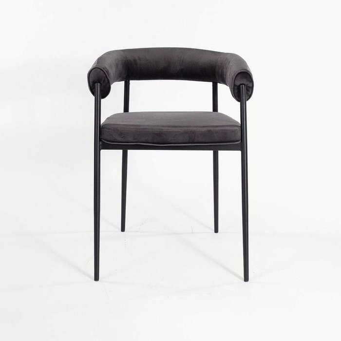 Стул Манчестер темно-серого цвета - купить Обеденные стулья по цене 12990.0