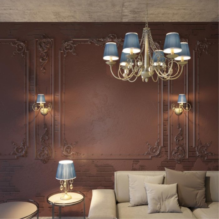 Бра Odeon Light Niagara 3921/1W с подвесками - лучшие Бра и настенные светильники в INMYROOM