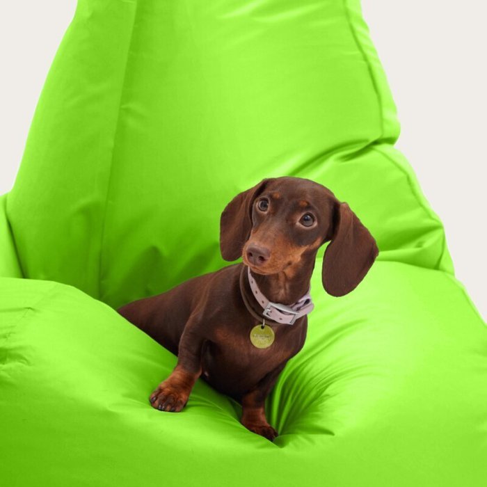 Кресло-мешок груша XХХL-Стандарт салатового цвета - купить Бескаркасная мебель по цене 2990