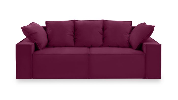 Диван-кровать Софт фиолетового цвета - купить Прямые диваны по цене 59900.0
