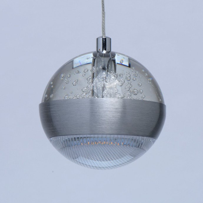 Подвесной светильник Капелия серого цвета - купить Подвесные светильники по цене 11180.0