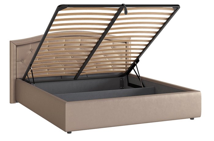 Кровать Верона 160х200 бронзового цвета с подъемным механизмом - лучшие Кровати для спальни в INMYROOM