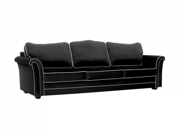 Диван трехместный Sydney черного цвета - купить Прямые диваны по цене 107100.0