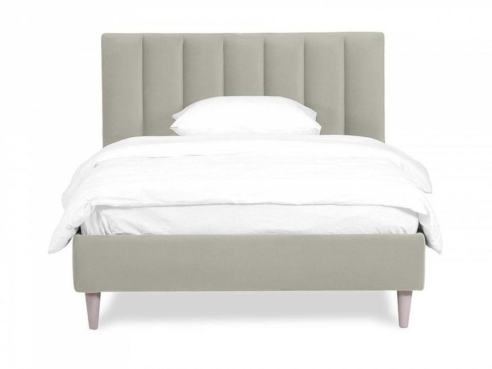Кровать Prince Louis L 120х200 бежево-серого цвета  - лучшие Кровати для спальни в INMYROOM