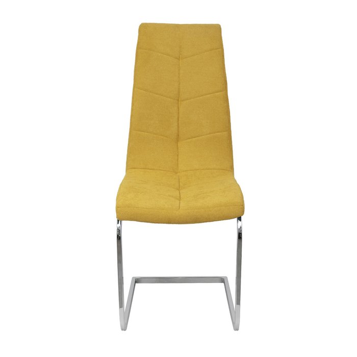 Обеденный стул Tomas желтого цвета - купить Обеденные стулья по цене 12920.0
