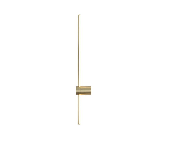Бра Локи латунь h60 w10,5*6 Led 12W (3000K) - купить Бра и настенные светильники по цене 5900.0