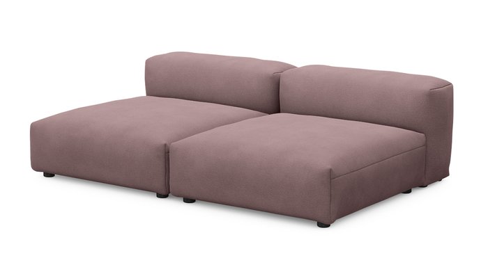 Прямой диван Фиджи темно-розового цвета - купить Прямые диваны по цене 46800.0
