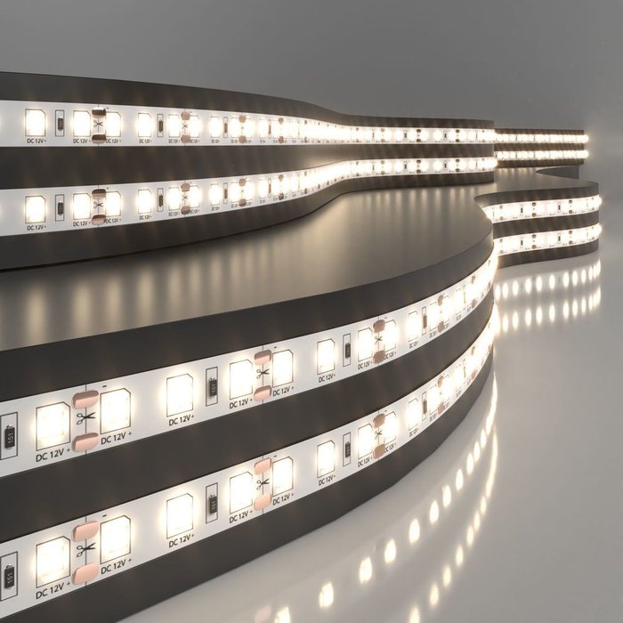Комплект светодиодной ленты 12 В 9.6 Вт/м 120 Led/м IP20 3300K Комплект светодиодной ленты 12 В 9.6 Вт/м 120 Led/м IP20 3300K