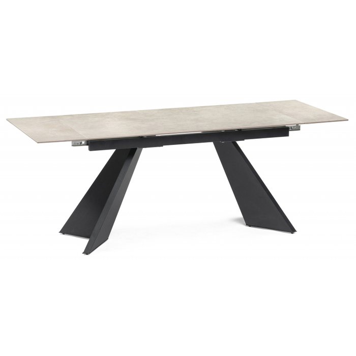 Раздвижной обеденный стол Ливи бежевого цвета - купить Обеденные столы по цене 37090.0