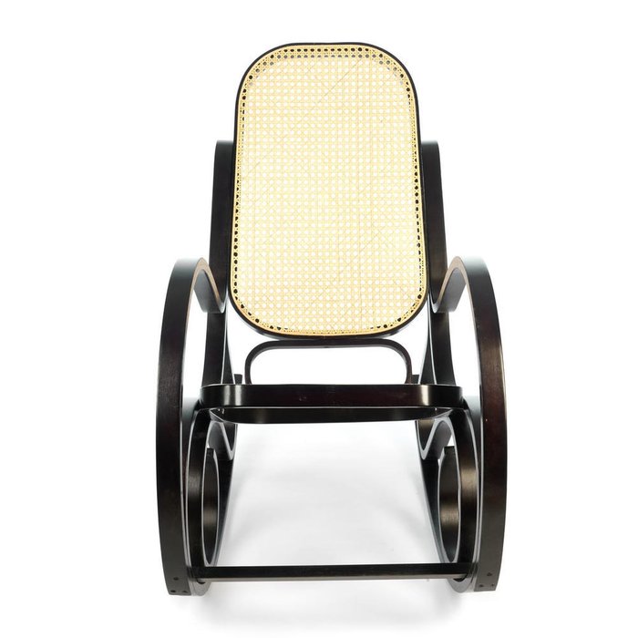Кресло-качалка бежево-коричневого цвета - купить Интерьерные кресла по цене 15260.0