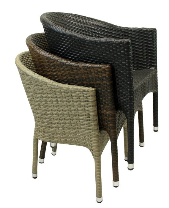 Кресло садовое Lugano черного цвета - купить Садовые кресла по цене 14200.0