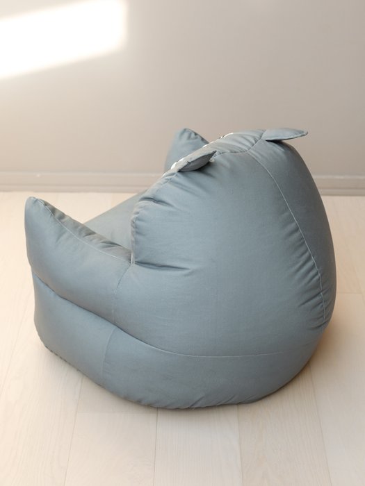 Кресло Енот серого цвета - лучшие Бескаркасная мебель в INMYROOM