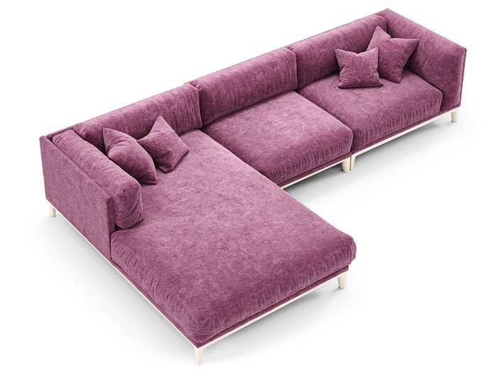 Диваны Case пурпурного цвета - лучшие Угловые диваны в INMYROOM