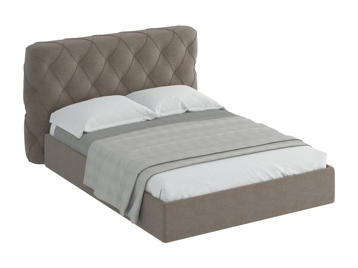 Кровать Ember серо-коричневого цвета 160х200
