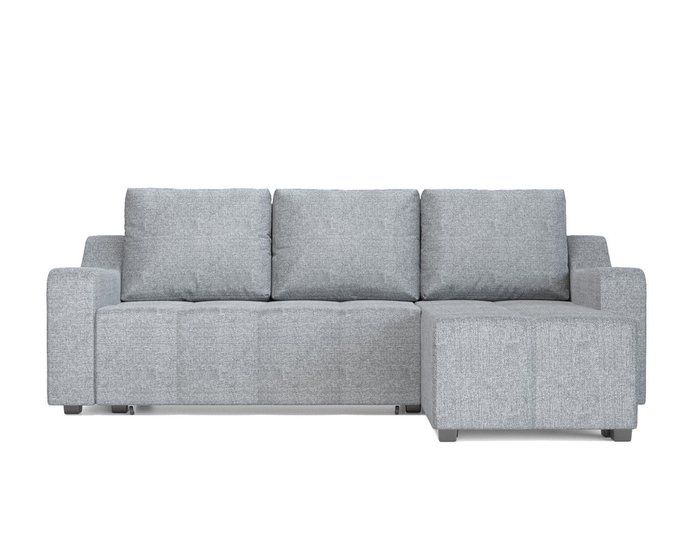 Угловой диван-кровать Берн серого цвета - купить Угловые диваны по цене 39990.0